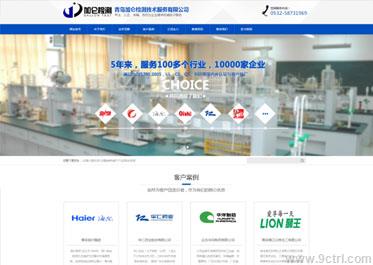 檢測行業(yè)之網(wǎng)站建設